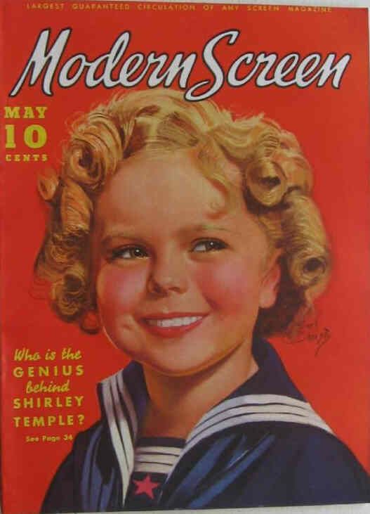 MODERN SCREEN magazine cover Issue 66 May 1936